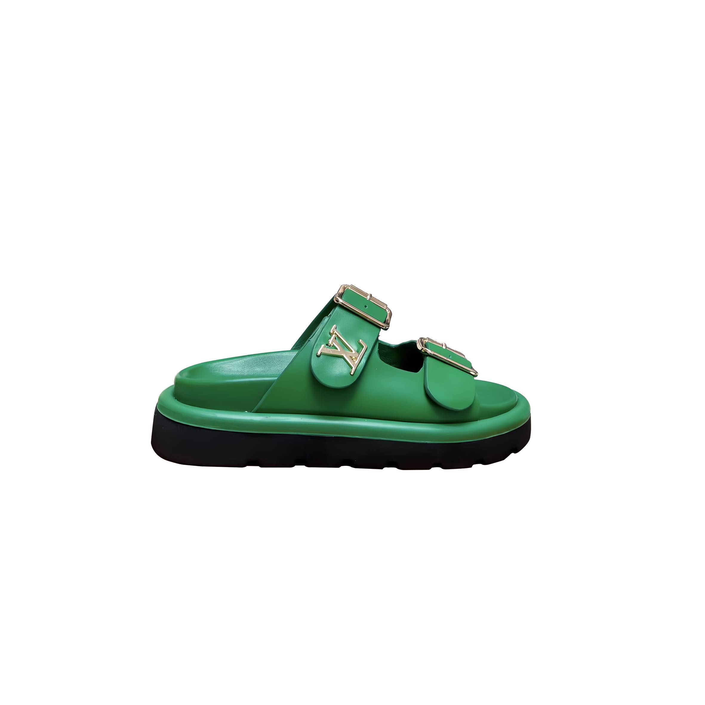 LOUIS VUITTON FRONTROW SNEAKER GREEN M58340